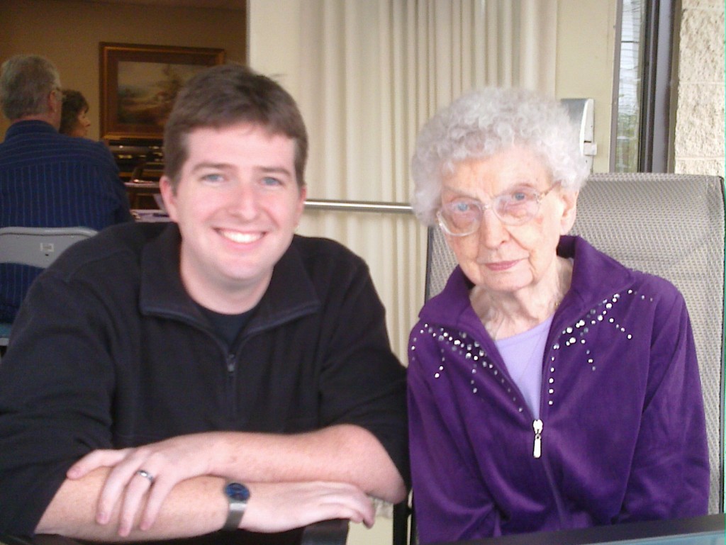 Great Grandma McCoy on her 99th birthday